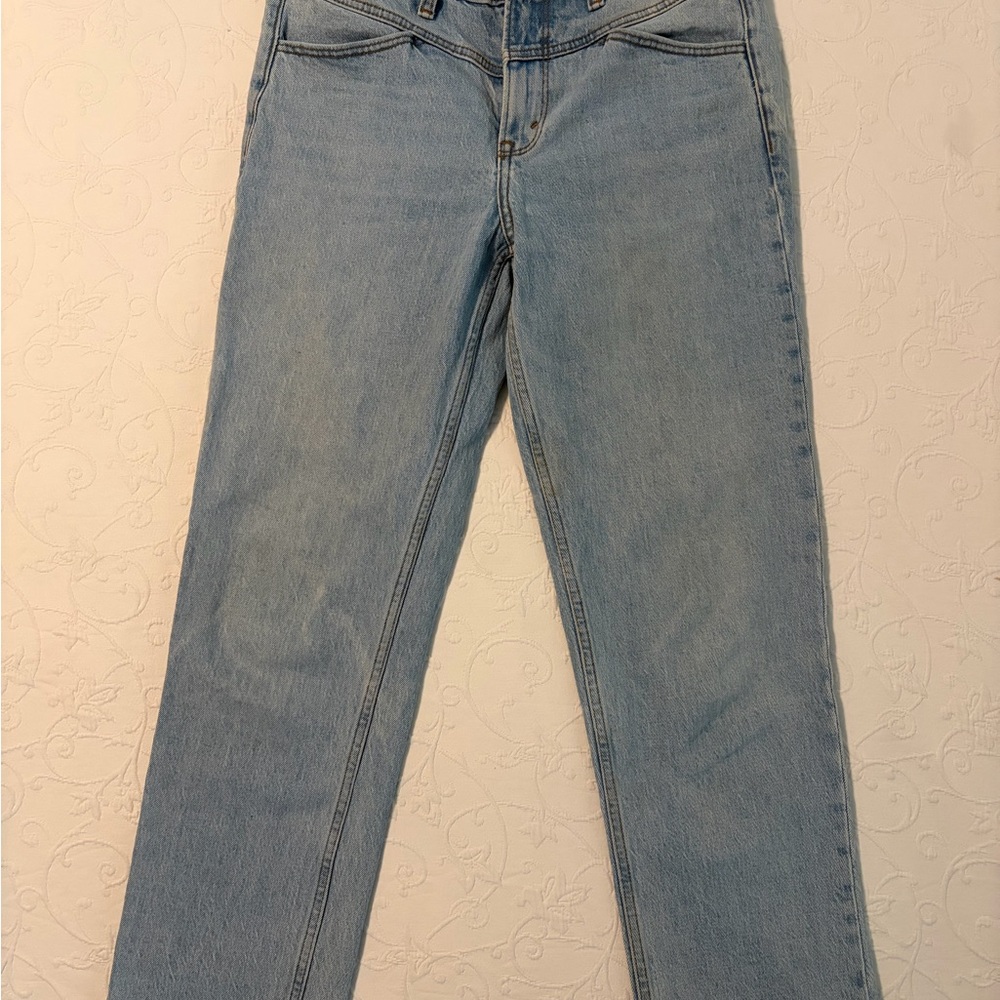 Abercrombie & Fitch Light Blue Straight Leg Jeans